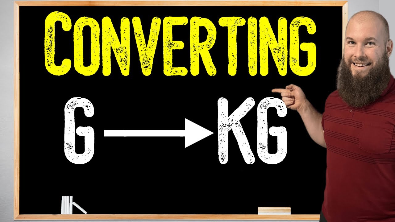 How To Convert Grams To Kilograms | G To Kg