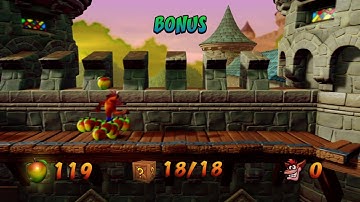 Crash Bandicoot 3 level 6 (Gee Wiz) Box & Time Walkthrough