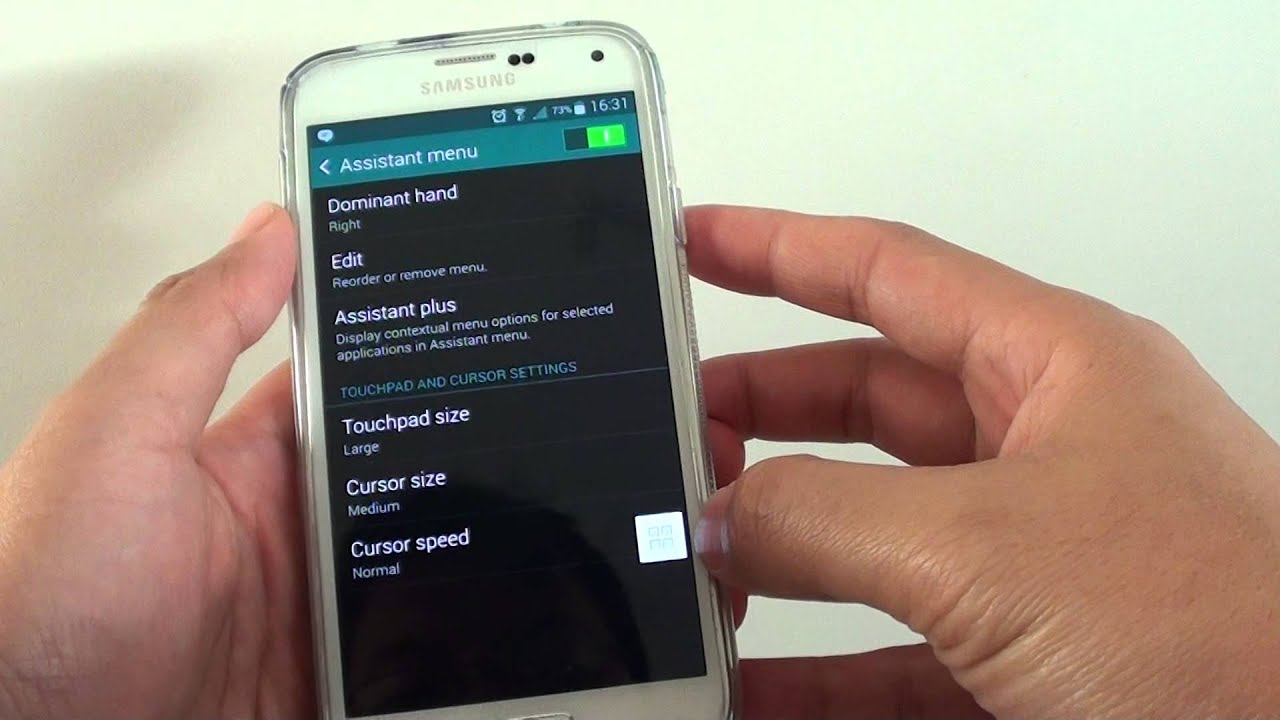 Samsung Galaxy S5 Touch Key Funktioniert Nicht Samsung Galaxy S5: How to Enable Onscreen Touch Pad and Cursor - YouTube