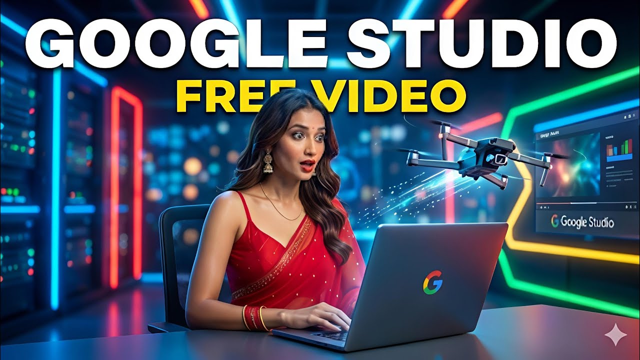 Google Studio AI Se Video Kaise Banaye? 🤯 Free Unlimited AI Video Generator