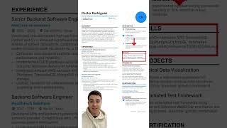 Senior Backend Engineer Resume Review #backenddeveloper #developers #fullstack #computerscience