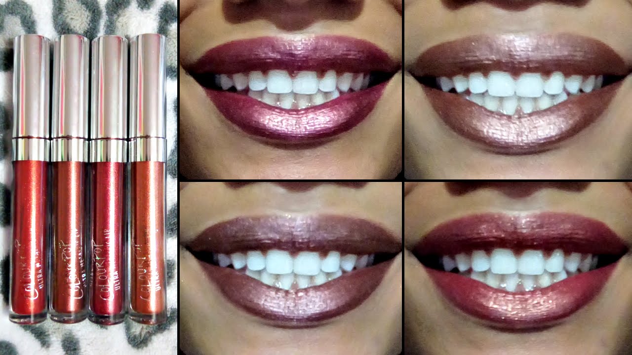 Colourpop Ultra Metallic Lip & Wrist Swatches