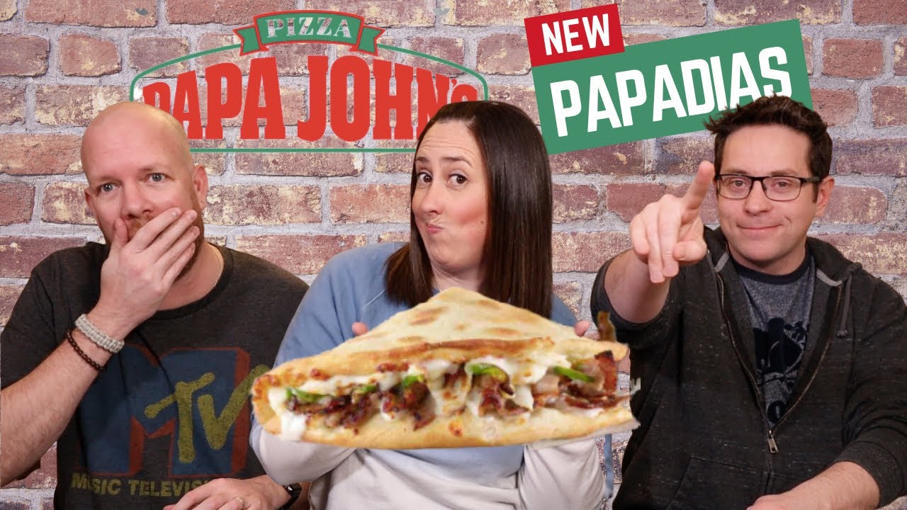 Papa John's Papadias Tasting and Review Is it Worth The Trip? YouTube