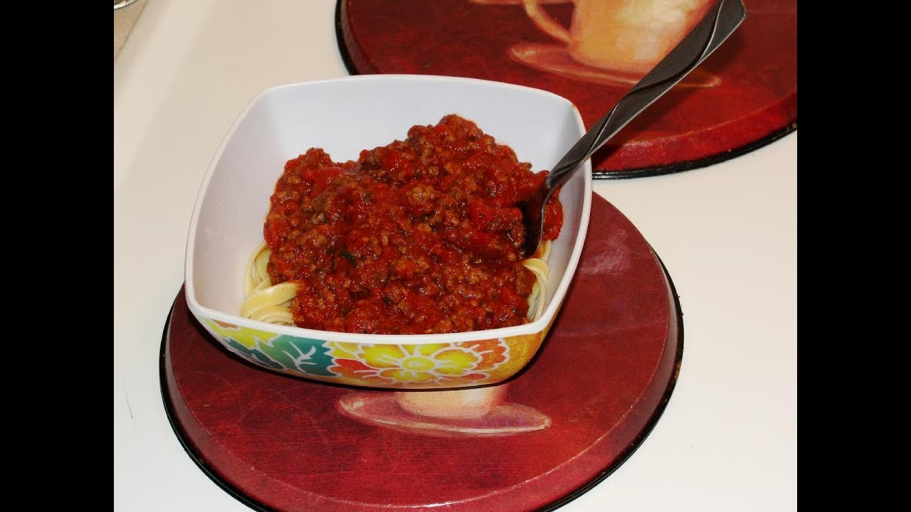 Spaghetti Meat Sauce - YouTube