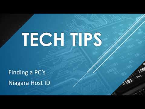 How to Find the Niagara Host ID of a Computer – Lynxspring TechTips