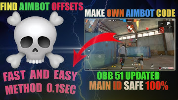 How to Find Aimbot Code Offsets Free Fire 🔥How To Make FF Aimbot Panel🤫Today Pc Panel Free || Bypass