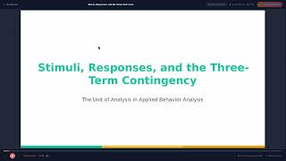 Full RBT 40-Hour Training: Trainee Experience Demo Update