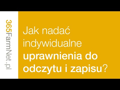 Wideo: Jak Ustawić Uprawnienia Do Zapisu