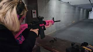 TGVยฒ: I always enjoy watching my wife shoot the pink Hello Kitty AR-15 I built for her