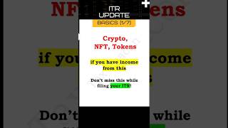 🚨 Crypto + ITR = Attention Grabbers / ITR Notices 📚#yshorts #crypto #itr #vda #reels