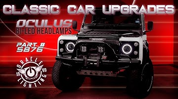 Classic Car Headlight Upgrade With Oracle 7" Oculus Bi-LED Headlights