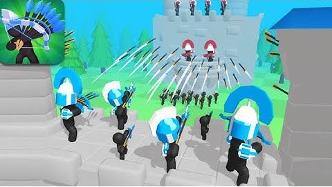 Merge Archers : Castle defence gameplay walkthrough ( level- 19 ) Android, ios