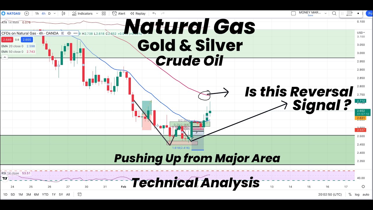 Natural Gas | Is this Reversal Signal ? | Gold | Silver | Crude Oil ...
