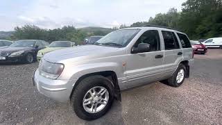 2004 Jeep Grand Cherokee petrol automatic. 4.0 petrol auto 4x4 virtual viewing and review