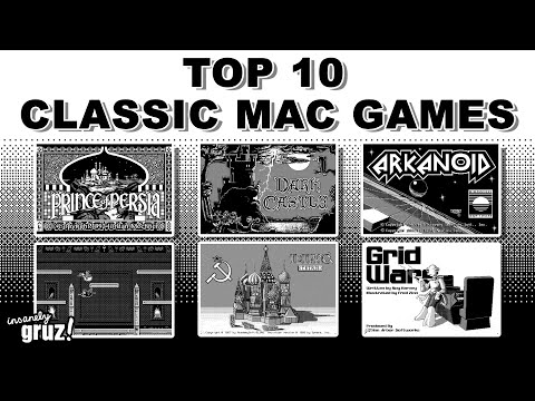 Top 10 Compact Mac Games! (Best 68k Mac Games for Macintosh Plus, SE, Classic)