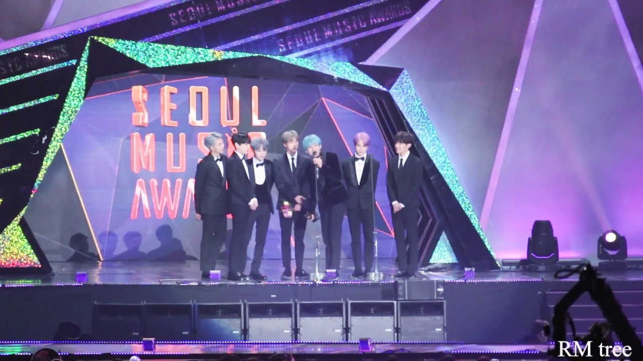 190115 서가대 방탄소년단 직캠 본상 수상소감 풀캠