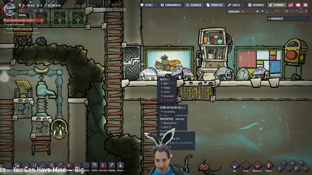 Oxygen Not Included Launch Upgrade Arboria colony pt 8