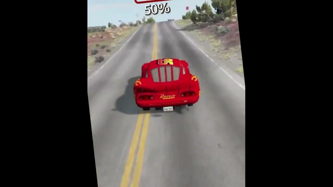 Beam game high speed traffic car crashes 2 BeamNG Drive