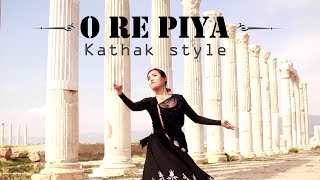 Video thumbnail of "O Re Piya from Aaja Nachle  (kathak style indian dance)"