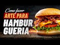 COMO FAZER ARTE DE ANÚNCIO PARA HAMBURGUERIA [ Tutorial Gratuito ]