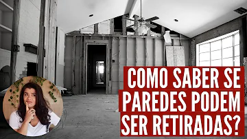 Como saber se pode tirar uma parede de uma casa pronta?