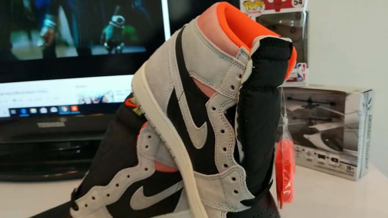 AIR JORDAN 1 "HYPER CRIMSON" AkA "Neutral Grey"