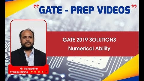GATE 2019 Paper Solutions by GATEFORUM - Electrical Engineering - Numerical Ability - Q6