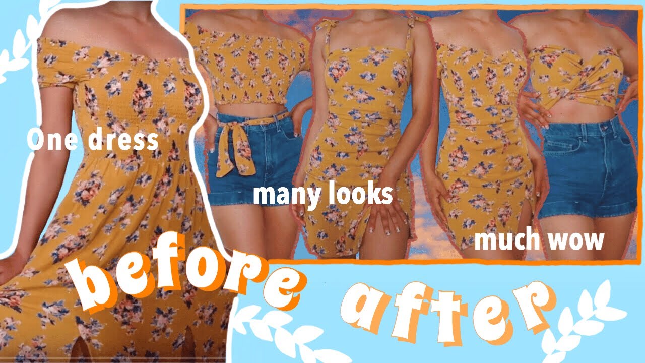 MAXI DRESS THRIFT FLIP//DIY TOPS, DRESSES, SKIRTS, TWO PIECES, AND MORE