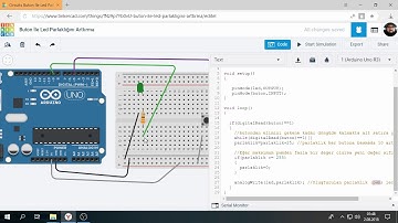 Tinkercad İle Arduino Bölüm 10 : Buton İle Led