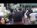 Momento de la agresión al ex comandante de las FF.AA.