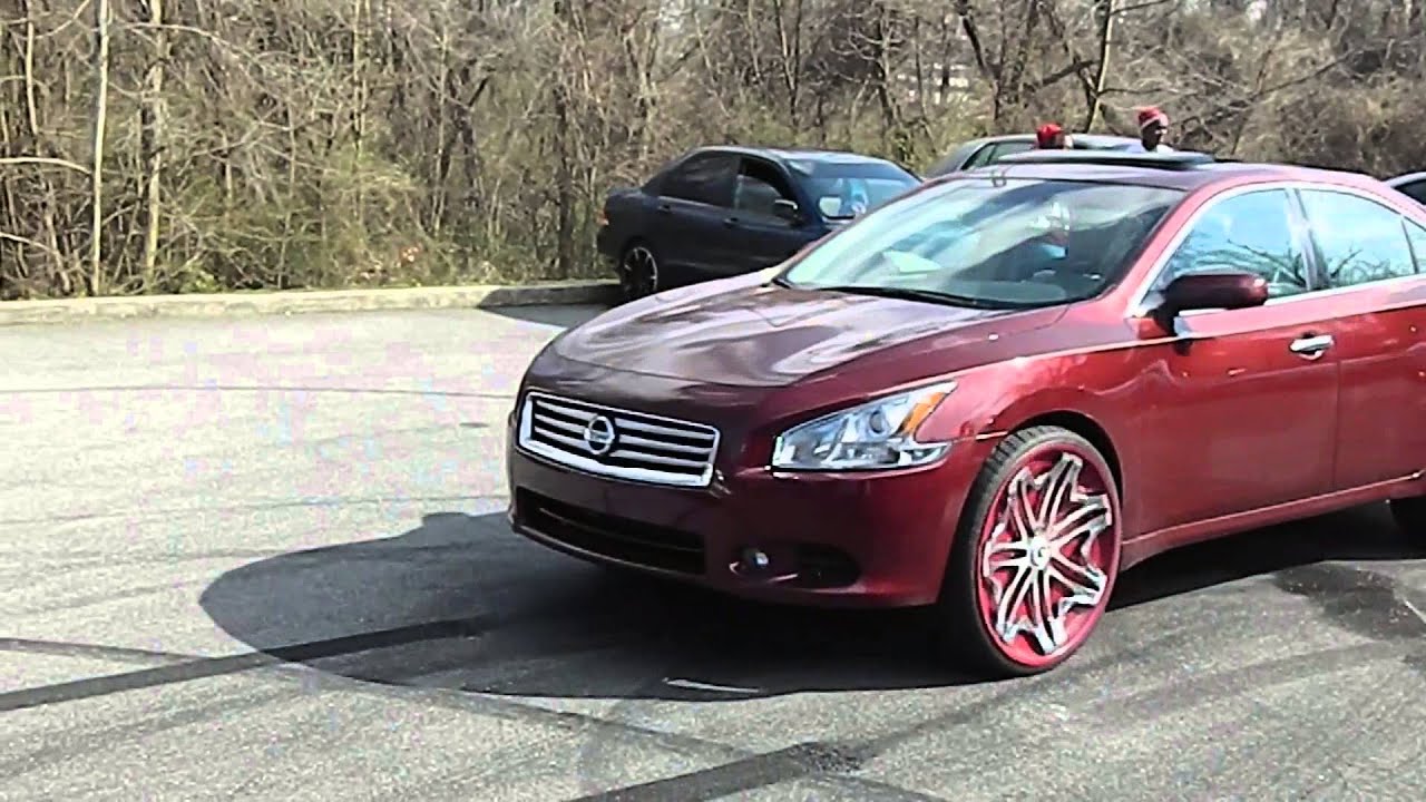 Nissan Maxima Clique at Mlk Park in Memphis Tn - YouTube