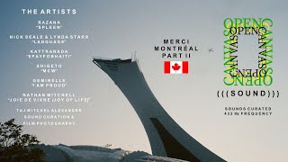 Merci Montréal II 🇨🇦 Open Canvas Sound in 432Hz Frequency