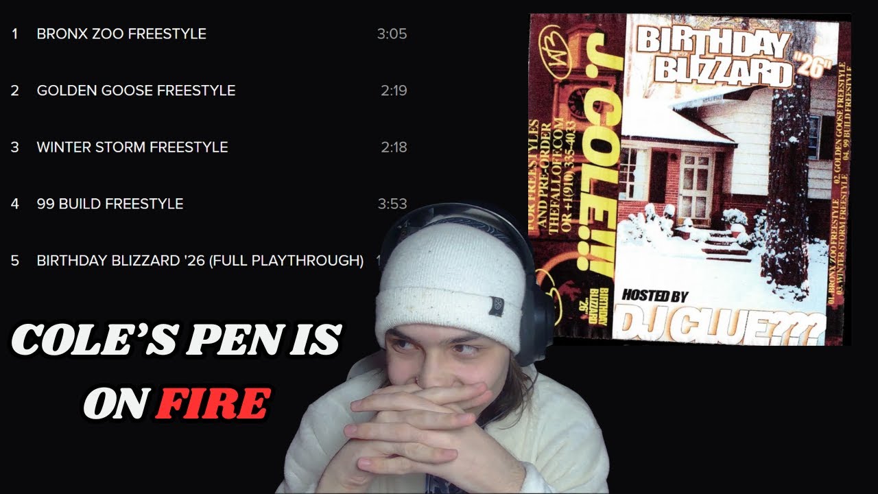 J COLE SUPRISE DROP ON HIS BRITHDAY | Birthday Blizzard 26' Reaction