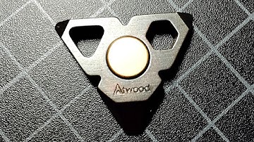 Ultimate EDC Fidget Spinner: Torqbar Spinner Core 38 + Atwood Mini Triangle Multi-tool