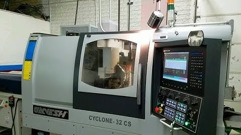 Ganesh Cyclone 32CS CNC Turning Center m/c #393466