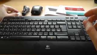 Logitech MK520 Test - Kabelloses Tastatur-Maus-Set Review - YouTube