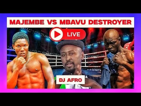 CHAOS AND DRAMA AS DJ AFRO SHOWS UP TO COMMENTATE THE FIGHT MBAVU VS MAJEMBE LIVE NOW