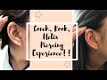 Conch, Rook, & Helix Piercing Experience! 3 in 1 Day!!