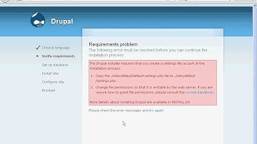 Installation of Drupal 6