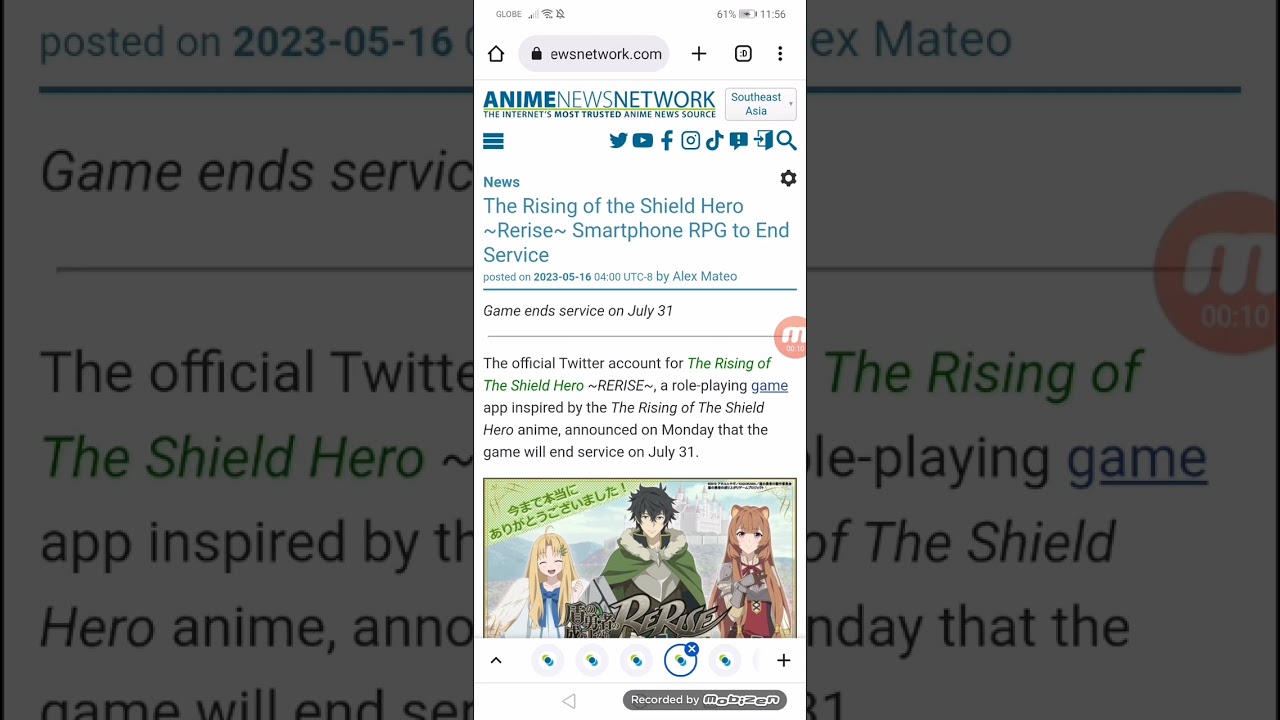 The Rising of the Shield Hero RERISE cierra sus puertas definitivamente