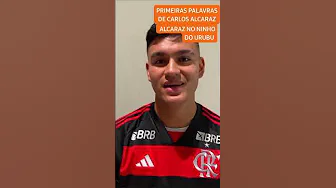 PRIMEIRO DIA DE CARLOS ALCARAZ NO FLAMENGO NINHO DO URUBU 30/08/2024 thumbnail