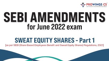 SWEAT EQUITY SHARES - Part 1 | Prof. Abhishek Sharma