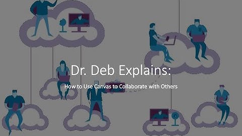 Dr. Deb Explains:  How to Use Canvas to Collaborate with Others