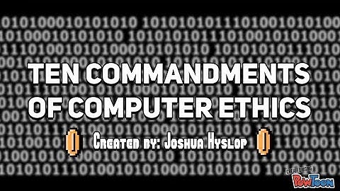 Ten Commandments of Computer Ethics