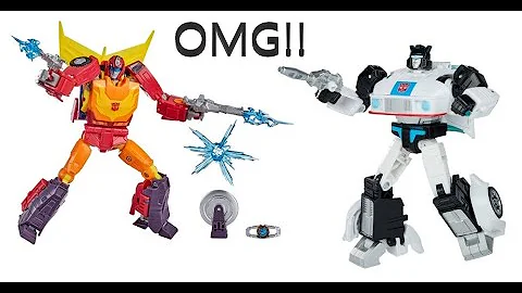 Transformers Hasbro Studio Series '86 Hot Rod & Jazz In-Package Reveals