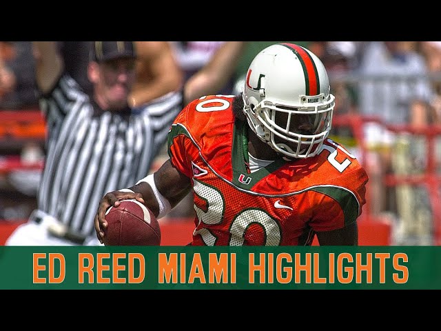 Ed Reed Miami Highlights 