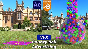 Blender VFX 5000 Bouncy Balls Animation In Blender | Blender VFX Tutorial