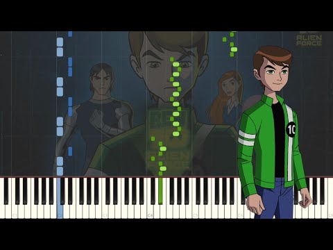 Ben 10 Alien Force Theme Song [Piano]