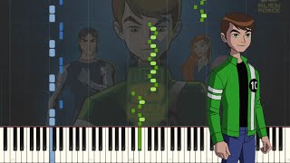 Ben 10 Alien Force Theme Song [Piano]