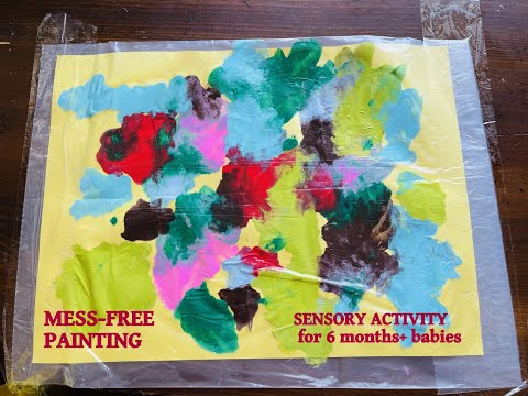 Mess-Free Painting for Toddlers.